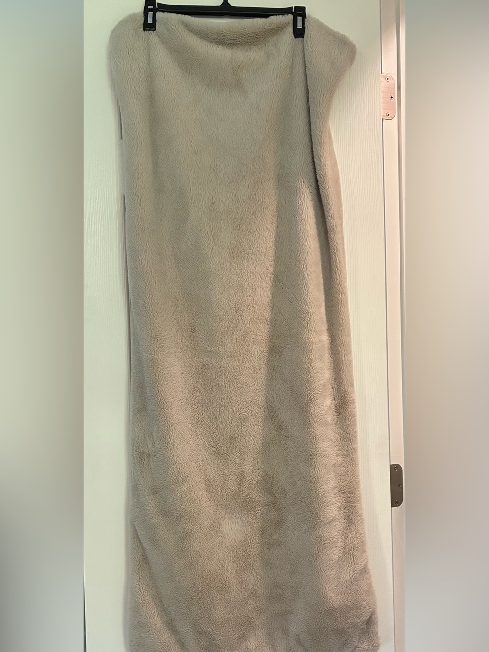 Room Essentials Plush Body Pillow Cover in Light Gray